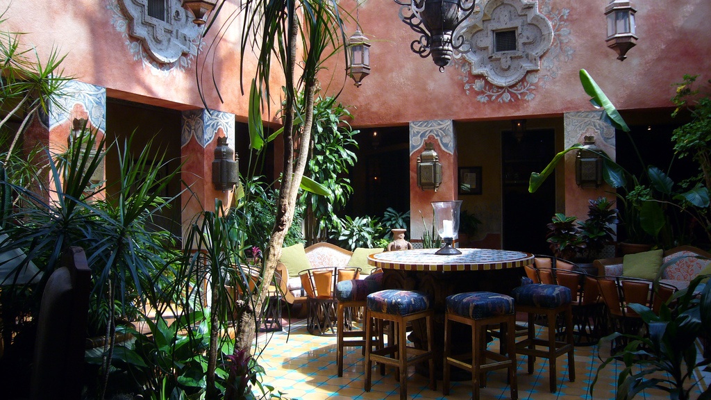 Austin's upscale Fonda San Miguel is a great place to sip happy hour margaritas or to celebrate a special occasion. 