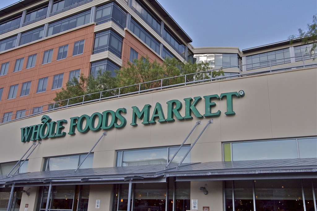 The Whole Foods World HQ anchors a lovely cluster of shops and restaurants at the bustling intersection of N. Lamar and West 6th Street.